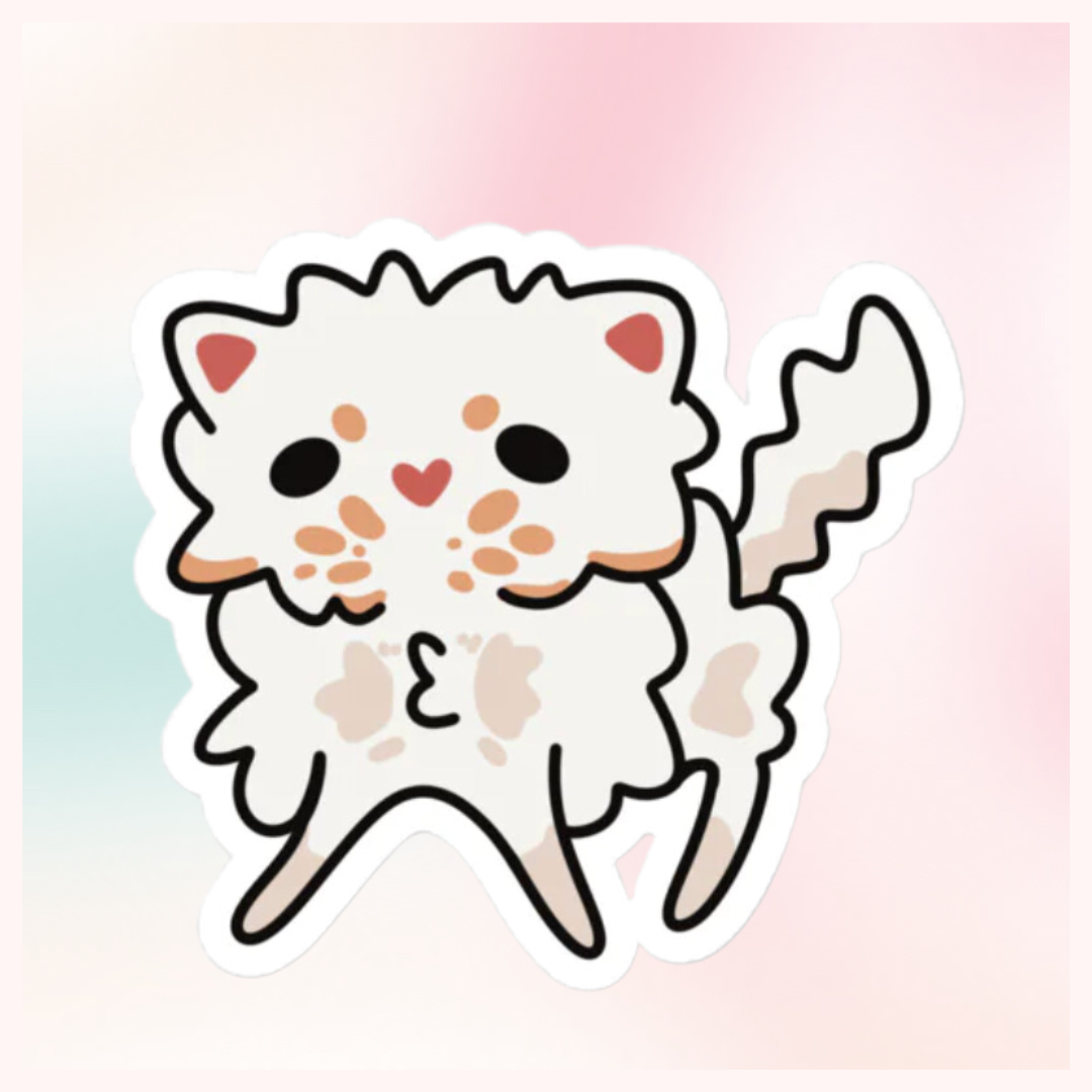 Wisp Cartoon Sticker