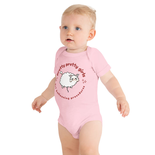 Pretty Pretty Girls Get Ballooning Procedures Baby Bodysuit