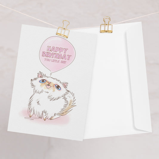 Happy Birthday You Little Sh*t  Greeting card