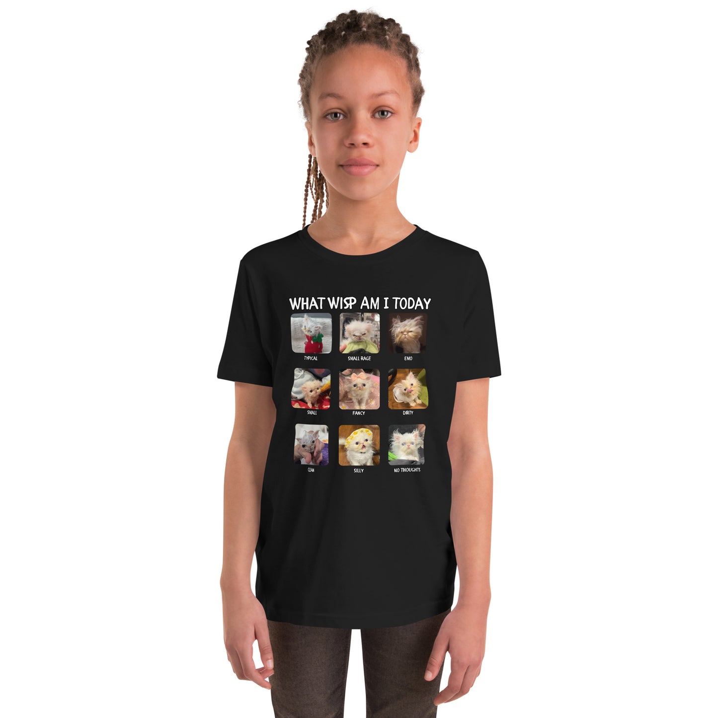 What Wisp Am I Today (Emo Edition) Youth Short Sleeve T-Shirt